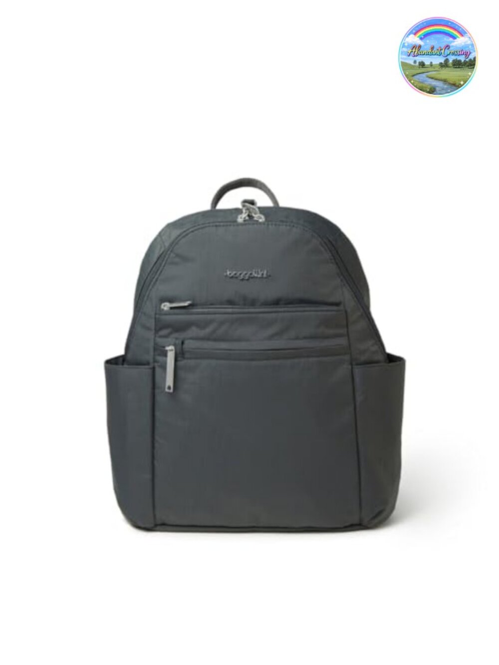 Anti-Theft Travel Backpack RFID Blocking Slash-Resistant Nylon Daypack 10x13